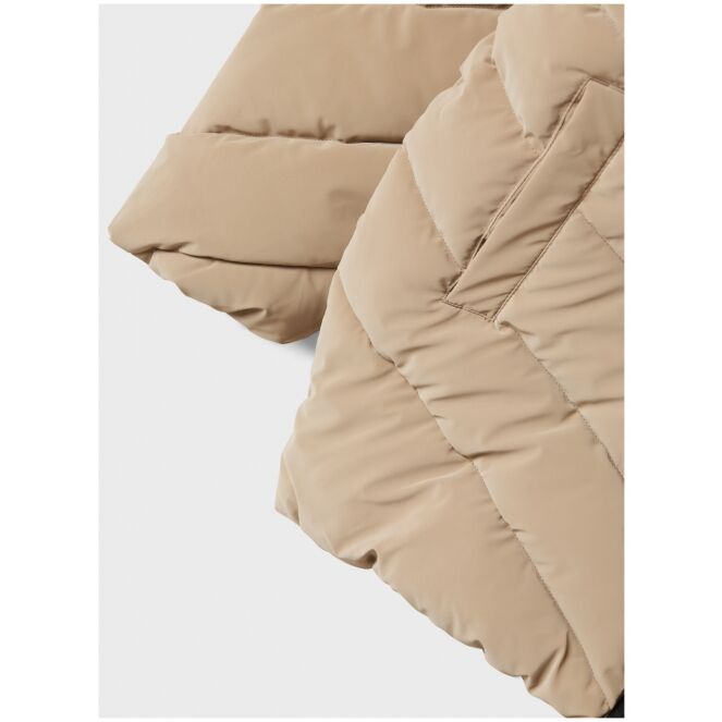 name it name it NKFMARISA JACKET MIDI Bruin Silver Mink name it NKFMARISA JACKET MIDI Meisjes buiten jack Bruin bestel je online bij www.bertusmode.nl/