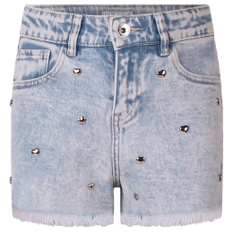 D-zine Anne Z10206 meisjes bermuda Denim licht gebleekt