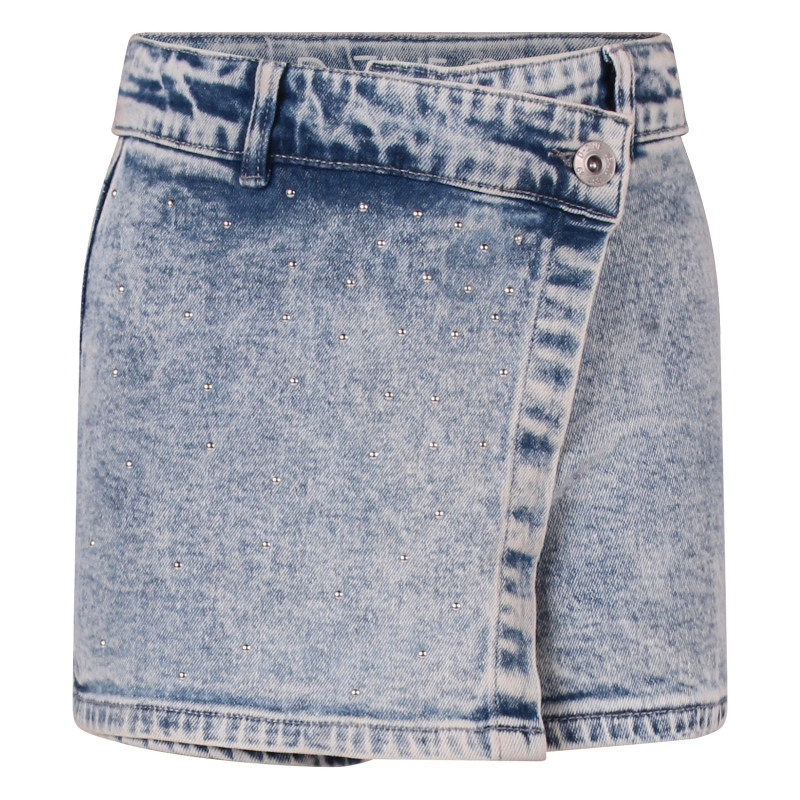 D-zine Axelia Z10080 bermudas Denim licht gebleekt