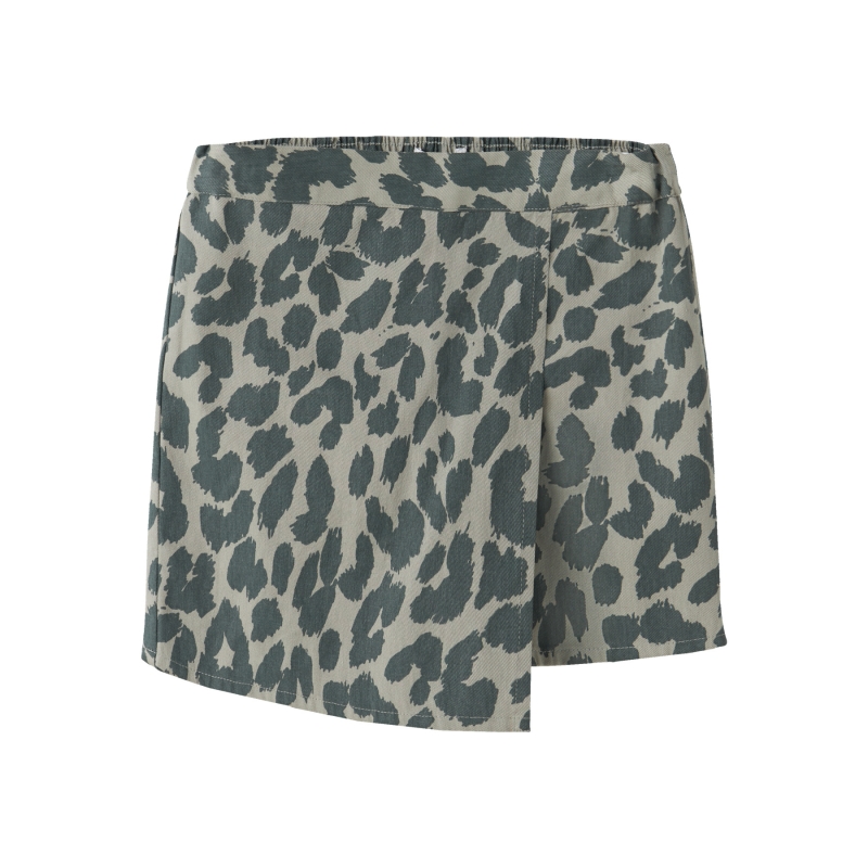 name it NKFBELATE WRAP SKORT bermudas Grey