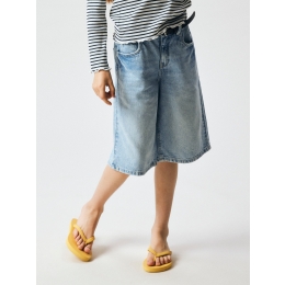 name it NKFBELLA DNM JORTS 2227-MJ F meisjes piraat Blue