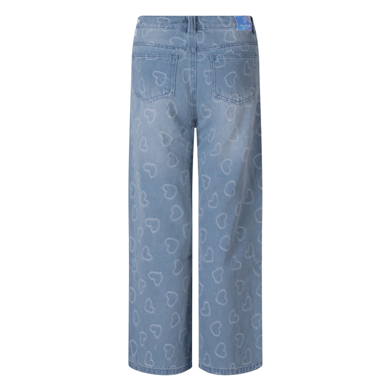 Persival Mab wide Z10323 lange broeken Denim