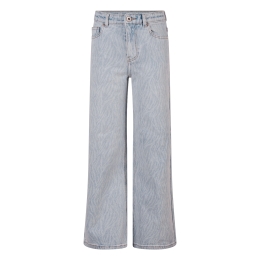 D-zine Aizza Z10065 meisjes lange broek Denim licht gebleekt