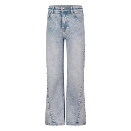 D-zine Angel Z10056 meisjes Meisjes lange broek Denim licht gebleekt
