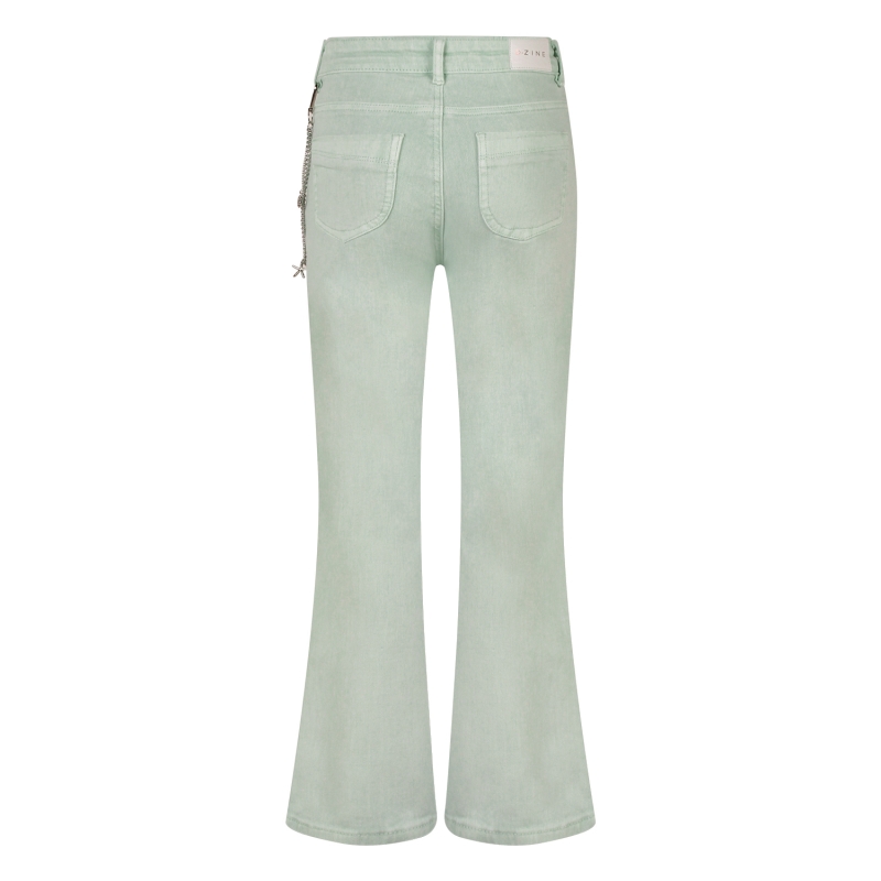 D-zine Asenlieke Z10060 lange broeken Groen licht