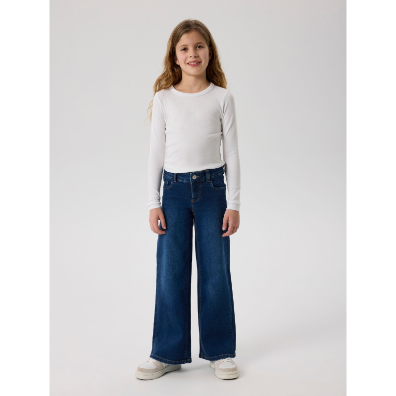 name it NKFPOLLY X-WIDE JEANS 3057-FR NOOS lange broeken Blue