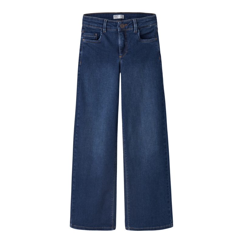 name it NKFPOLLY X-WIDE JEANS 3057-FR NOOS lange broeken Blue