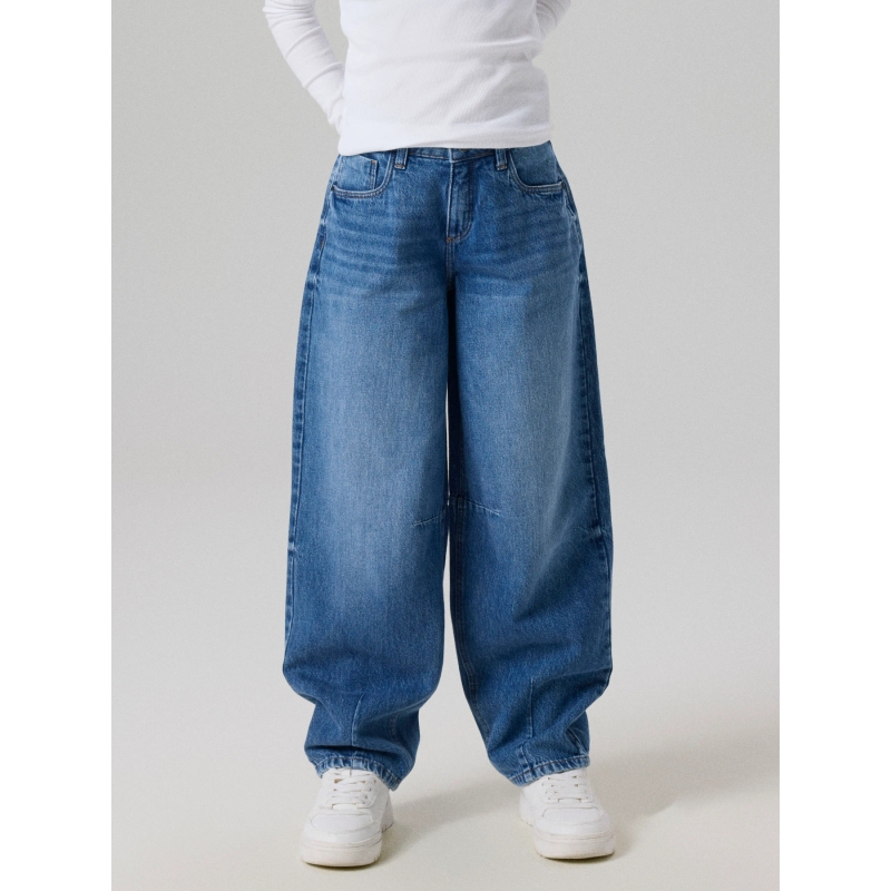 name it NKFBELLA BARREL JEANS 2113-RM NOOS lange broeken Blue
