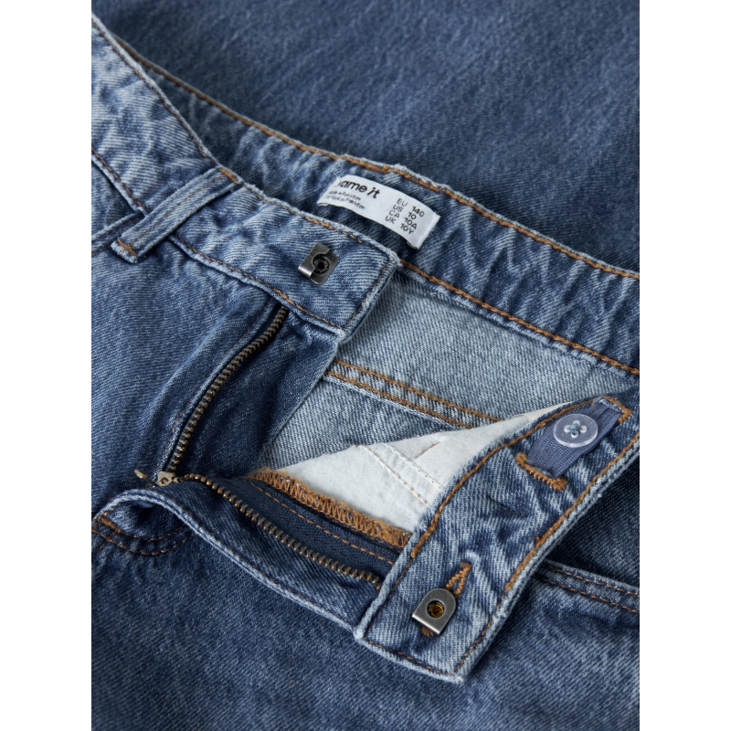 name it NKFBELLA BARREL JEANS 2113-RM NOOS lange broeken Blue