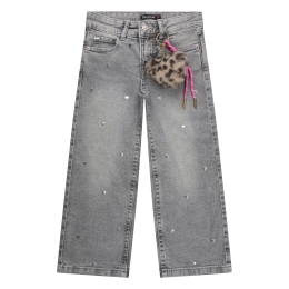 Persival 3310206 W20060 meisjes lange broek Denim grey