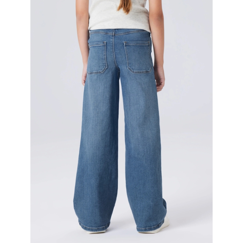 name it NKFPOLLY X-WIDE JEANS 3057-FR NOOS lange broeken Blue