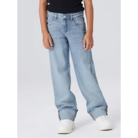 name it NKFROSE STRAIGHT FOLD JEANS 4224-AZ NOOS lange broeken Blue