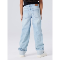 name it NKFROSE STRAIGHT FOLD JEANS 4224-AZ NOOS lange broeken Blue