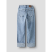 name it NKFROSE STRAIGHT FOLD JEANS 4224-AZ NOOS lange broeken Blue