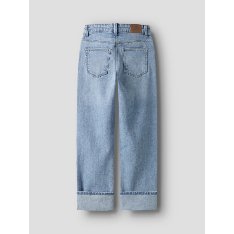 name it NKFROSE STRAIGHT FOLD JEANS 4224-AZ NOOS lange broeken Blue