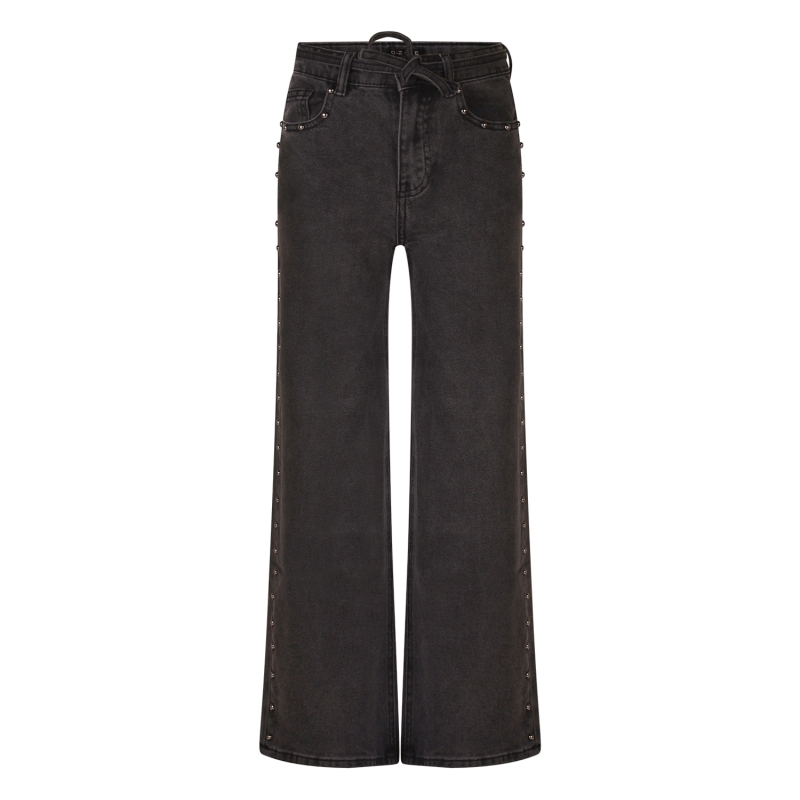 D-zine Beaudenim W20203 lange broeken Denim black