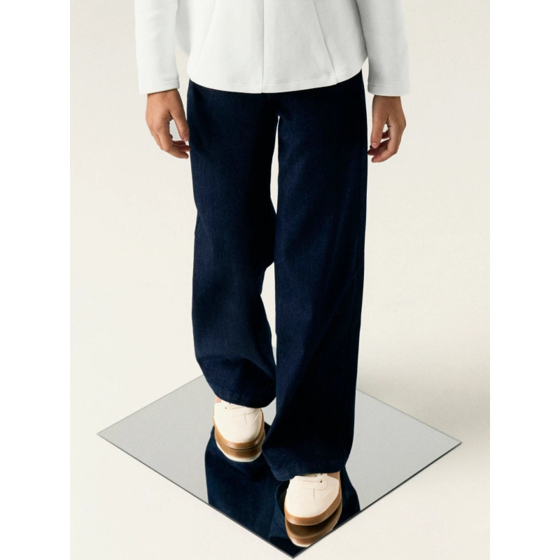 name it NKFROSE WIDE GLITTER JEANS 1208-LU lange broeken Blue