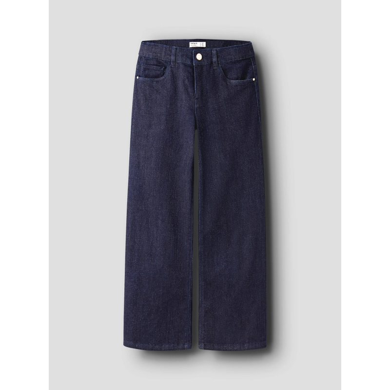 name it NKFROSE WIDE GLITTER JEANS 1208-LU lange broeken Blue