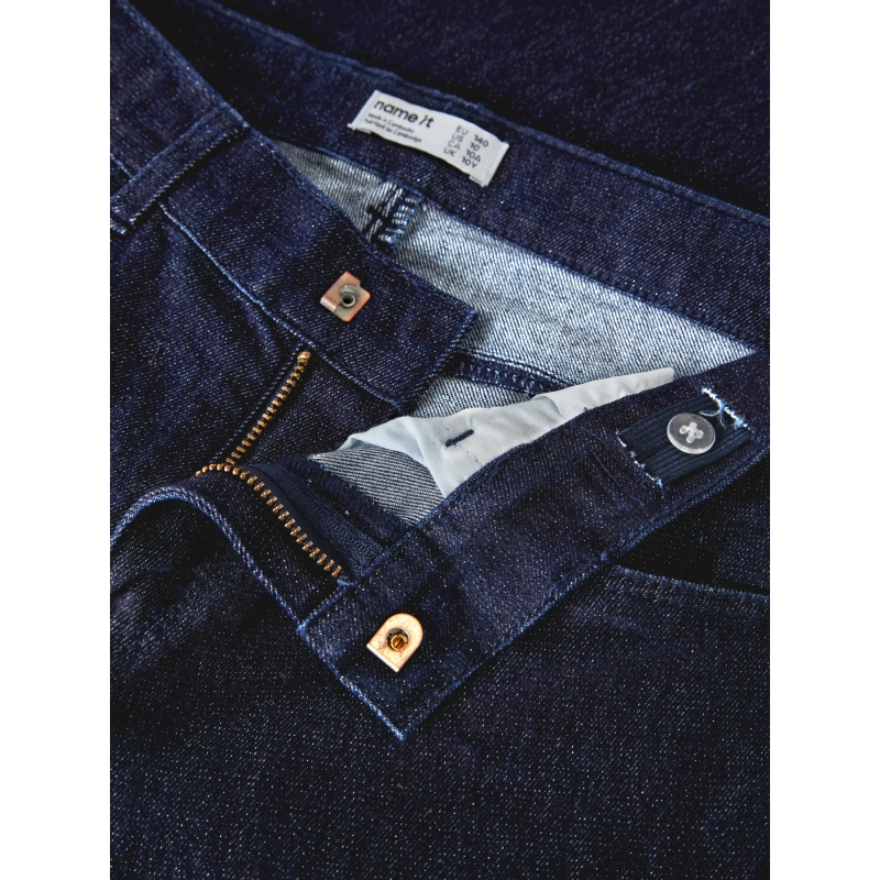 name it NKFROSE WIDE GLITTER JEANS 1208-LU lange broeken Blue