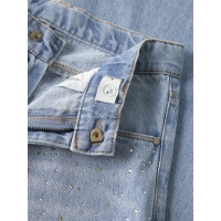 name it NKFBELLA WIDE RHINE JEANS 6608-IM lange broeken Blue