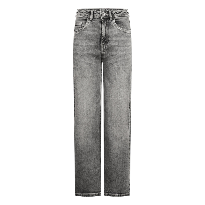 D-zine Mabel W20521 lange broeken Denim grey