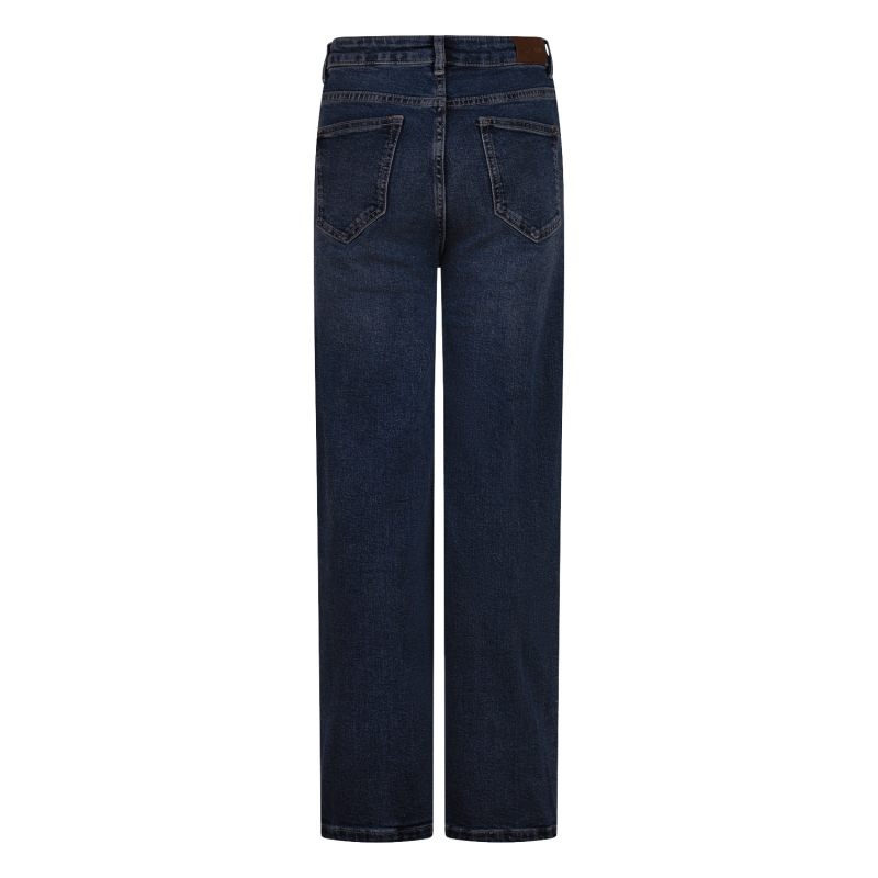 D-zine Mabel rinsed W20522 lange broeken Denim darkwashed