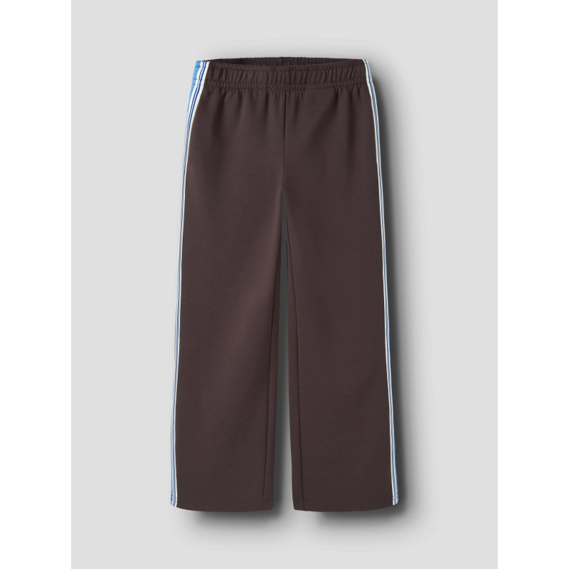name it NKFNAKUK WIDE SWEAT PANT UNB lange broeken bruin