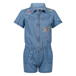 Persival 3210219 Z10087 meisjes tuinbroeken Denim licht gebleekt