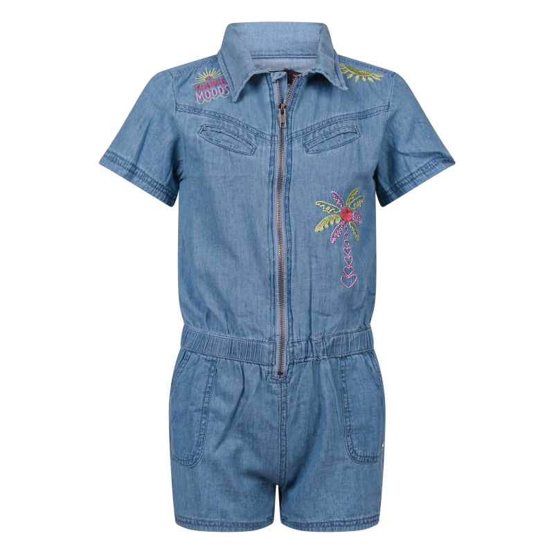 Persival 3210219 Z10087 tuinbroeken Denim licht gebleekt