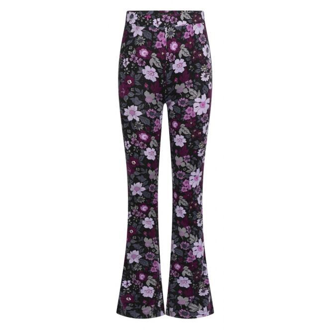 D-zine D-zine Tavva bloem W10118 Paars grape D-zine Tavva bloem W10118 Meisjes lange broek Paars bestel je online bij www.bertusmode.nl/