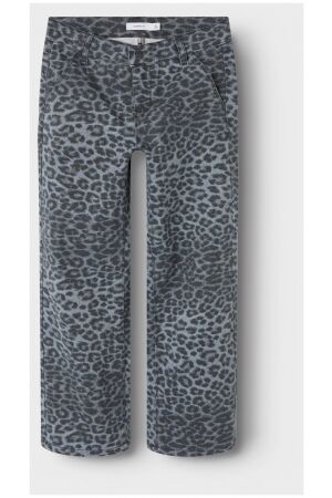name it name it NKFROSE WIDE TWI PANTS 4444-TD NOOS Grijs Night Owl GREY LEOPARD name it name it NKFROSE WIDE TWI PANTS 4444-TD NOOS Grijs Night Owl GREY LEOPARD