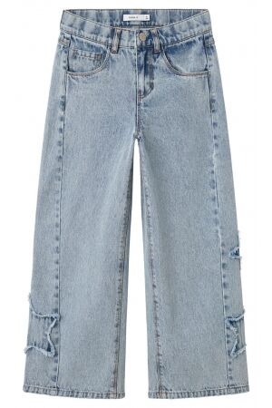 name it name it NKFBELLA SKATER DESTROY JEANS 5288-IM Blauw Light Blue Denim name it name it NKFBELLA SKATER DESTROY JEANS 5288-IM Blauw Light Blue Denim