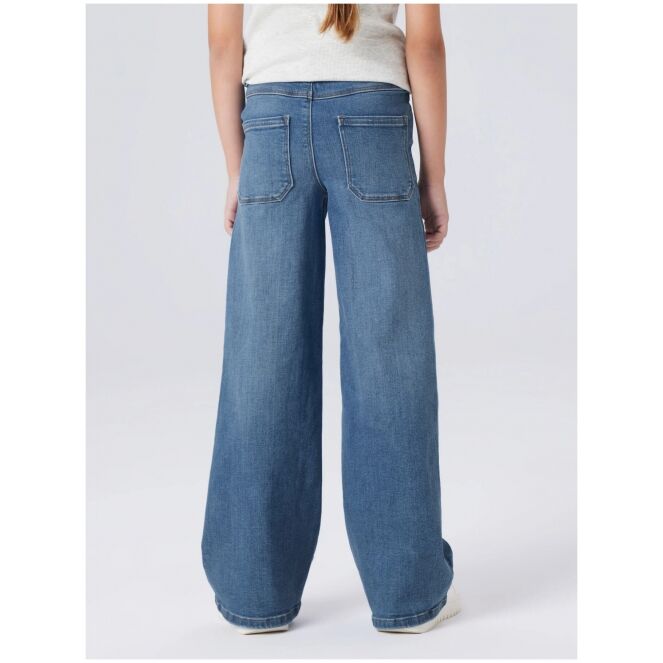 name it name it NKFPOLLY X-WIDE JEANS 3057-FR NOOS Blauw Medium Blue Denim name it NKFPOLLY X-WIDE JEANS 3057-FR NOOS Meisjes lange broek Blauw bestel je online bij www.bertusmode.nl/