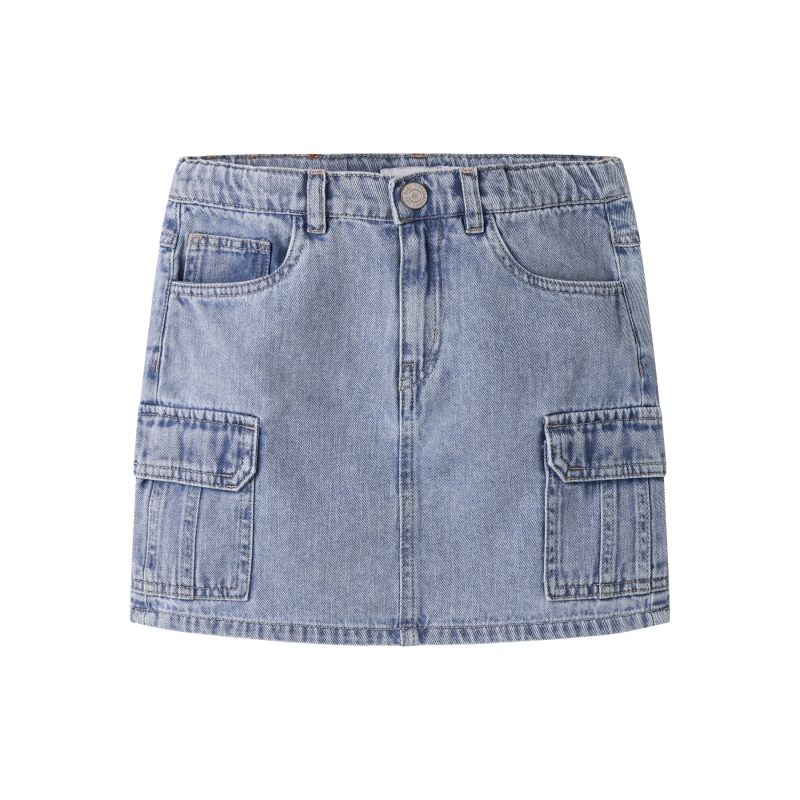 name it NKFMELLA DNM CARGO SKIRT 2288-OV D NOOS rokken Blue