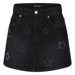 Persival 3310803 W20063 meisjes rok kort Denim black