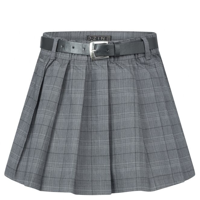 D-zine D-zine Tifa W10105 Grijs dark grey D-zine Tifa W10105 Meisjes rok kort Grijs bestel je online bij www.bertusmode.nl/