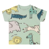 flinq Klay Z10413 t-shirts korte mouw Groen licht