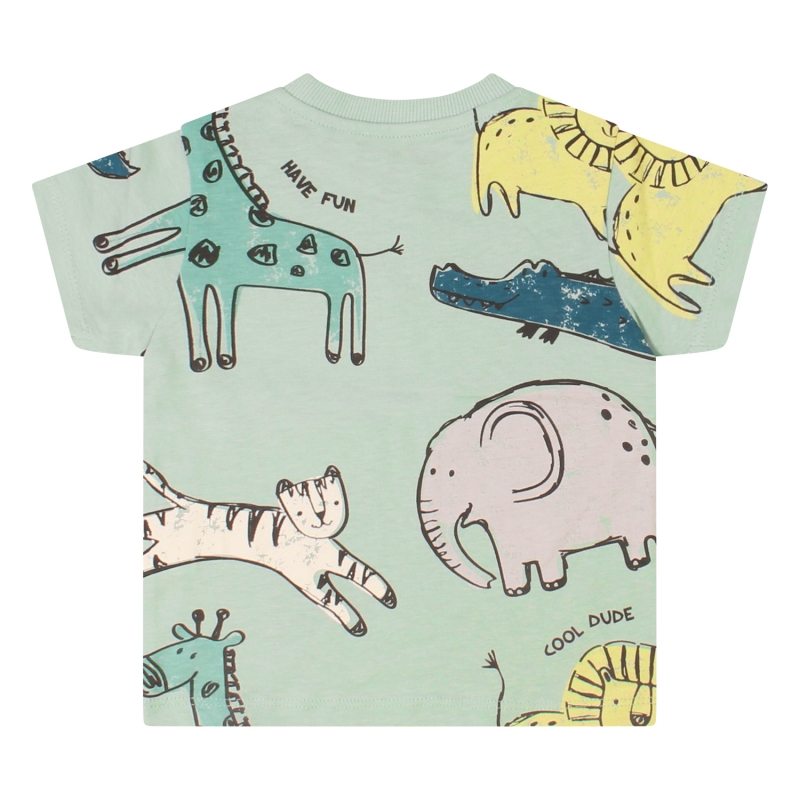 flinq Klay Z10413 t-shirts korte mouw Groen licht