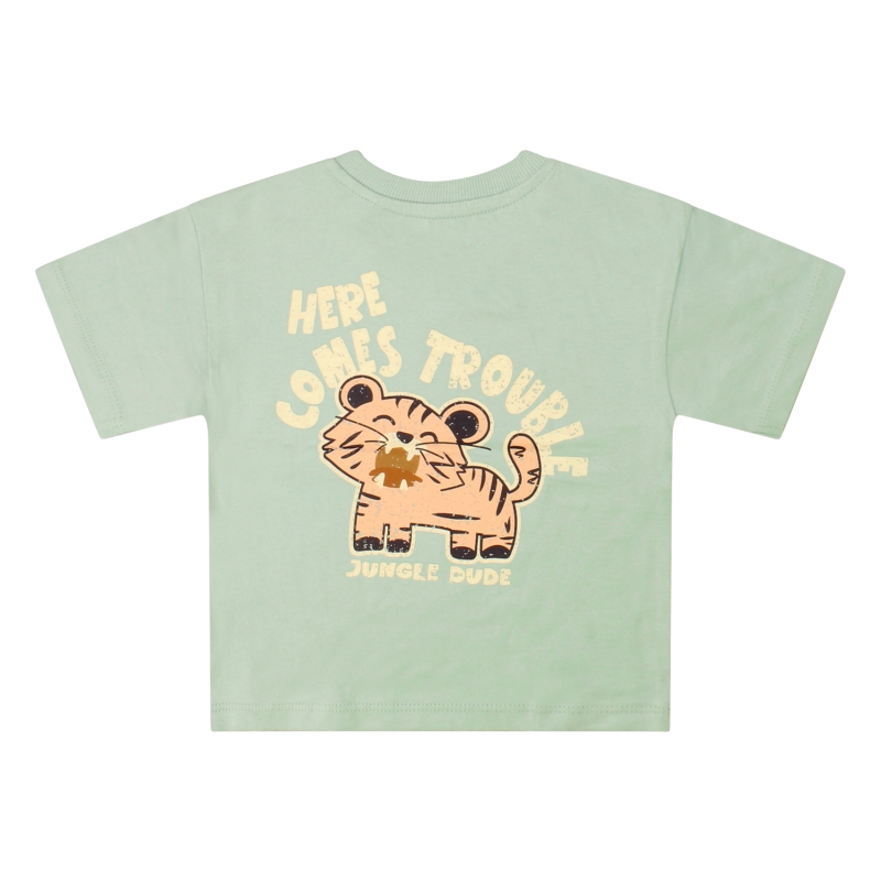 flinq Reinart Z10411 t-shirts korte mouw Groen licht