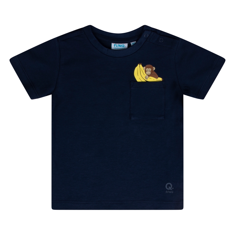 flinq 3211601 Z10280 t-shirts korte mouw Marine