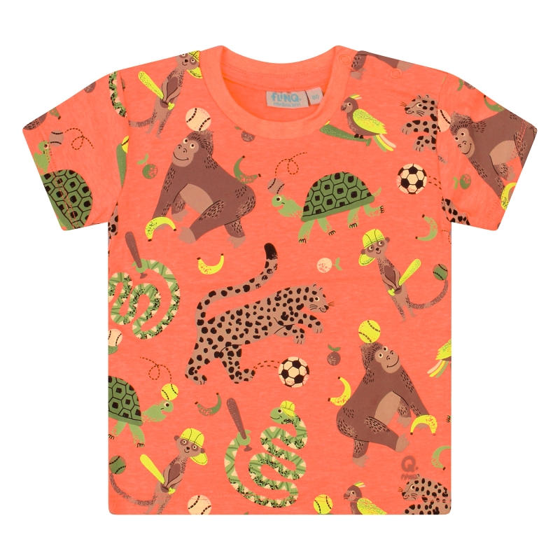 flinq 3211603 Z10282 t-shirts korte mouw Oranje