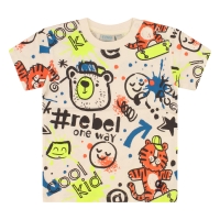 flinq 3211605 Z10285 t-shirts korte mouw Ecru