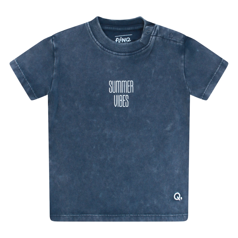 flinq Sven Z10611 t-shirts korte mouw Denim