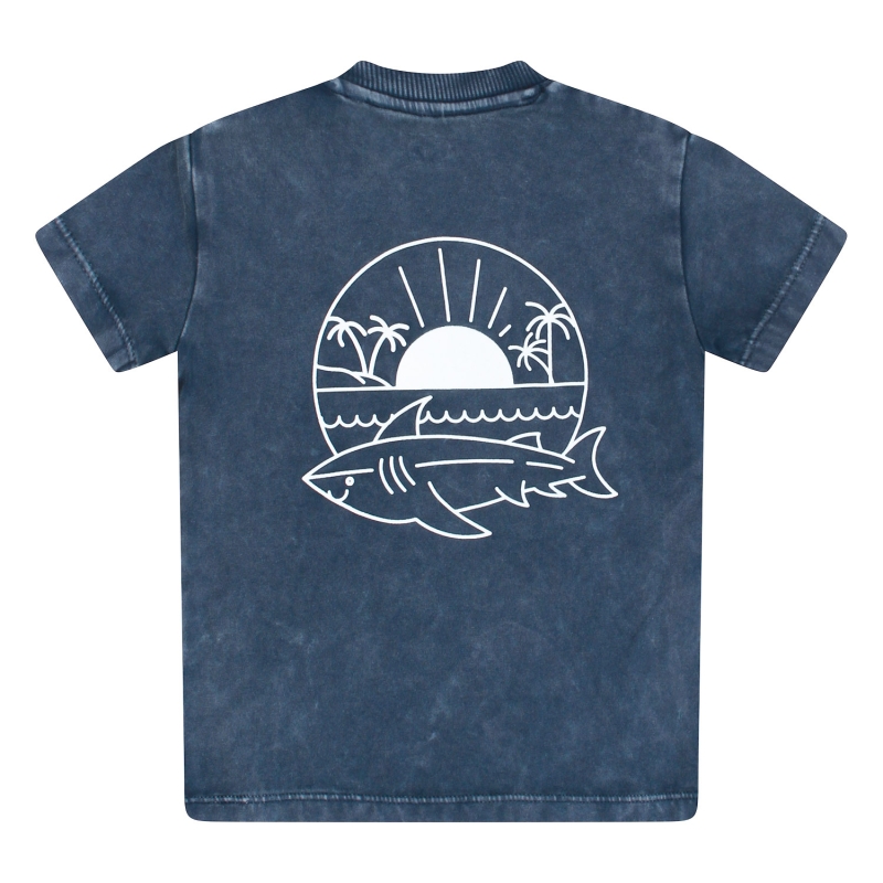 flinq Sven Z10611 t-shirts korte mouw Denim