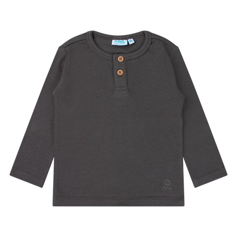 flinq 3111601 W10292 t-shirts lange mouw Antraciet