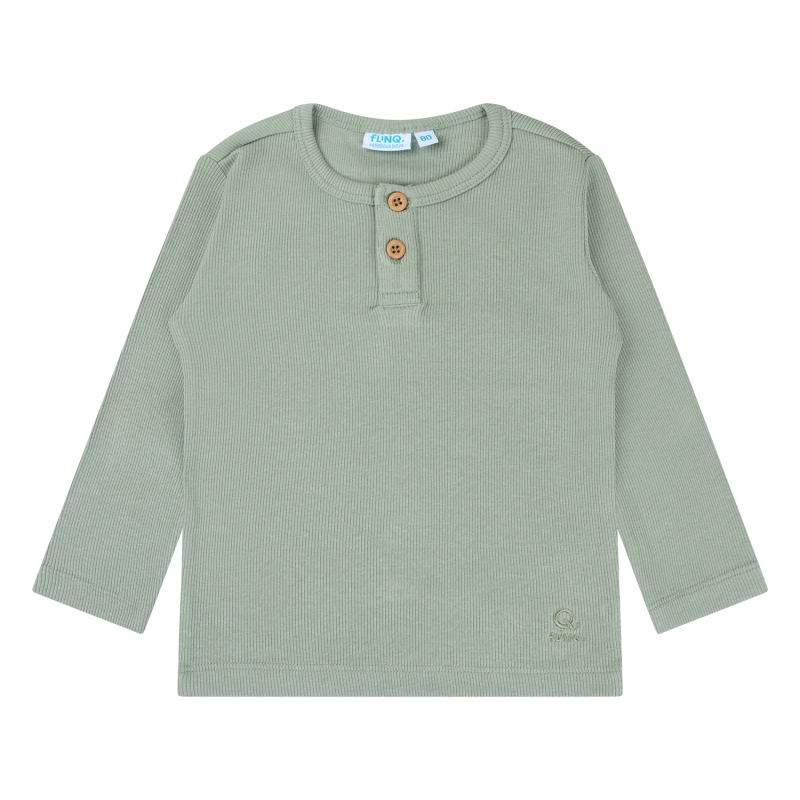 flinq 3111601 W10292 t-shirts lange mouw Groen mos