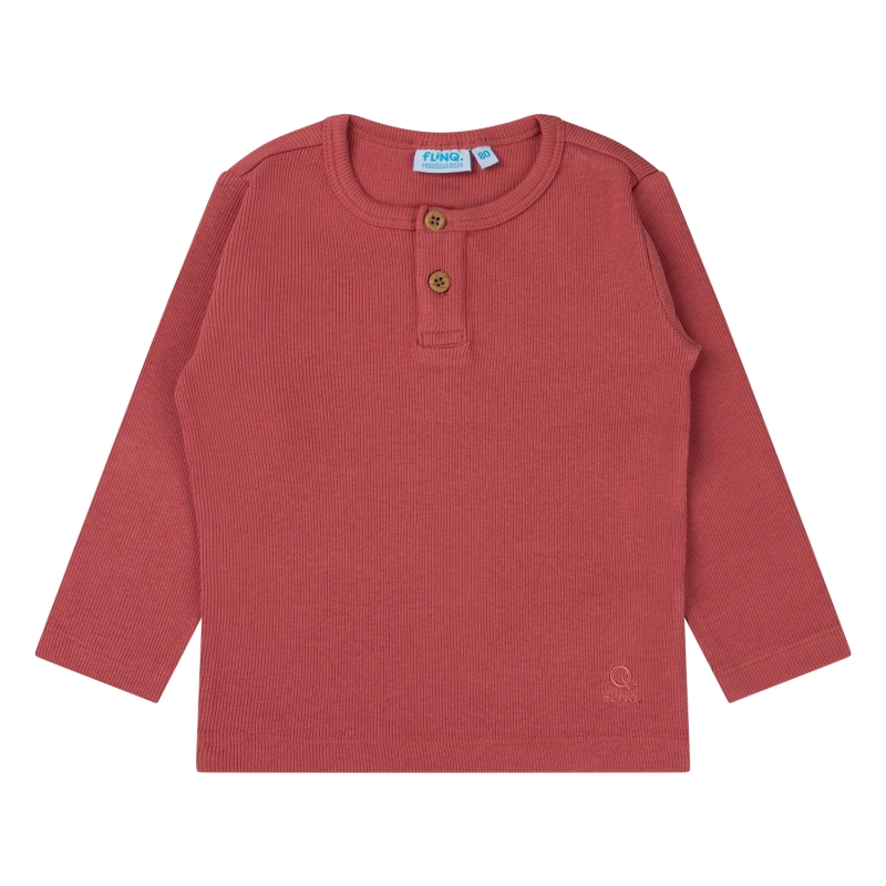 flinq 3111601 W10292 t-shirts lange mouw Rood licht