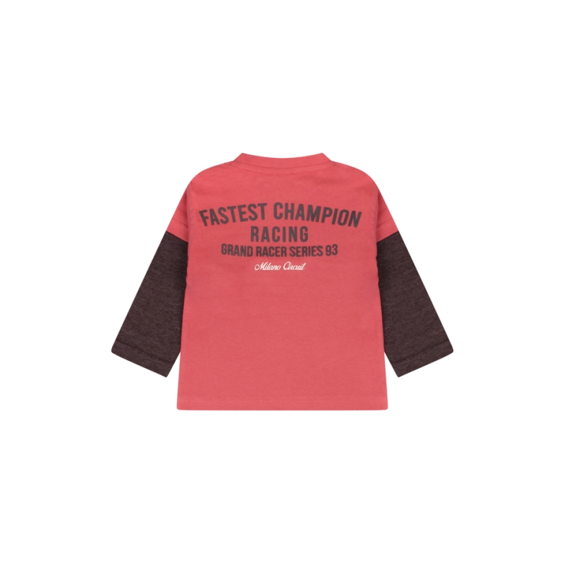 flinq 3111602 W10299 t-shirts lange mouw Rood licht