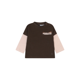 flinq 3111602 W10299 baby jongens Baby jongens T-shirt lm Bruin donker