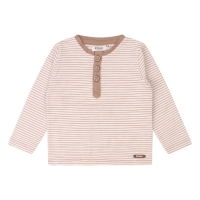 flinq newborn Stripey Z10414 t-shirts lange mouw Taupe